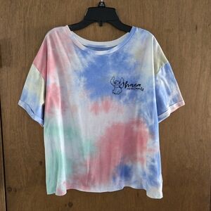 Disney Tie-dyed Short Sleeve T-Shirt